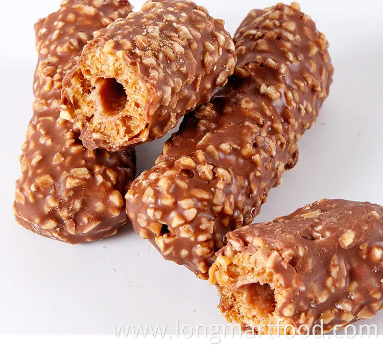 Five Layer Sandwich Chocolate Candy Multiple Raw Materials Nuts Nuts Peanuts Snacks Sweet Halal Snacks Dark Chocolate Bar